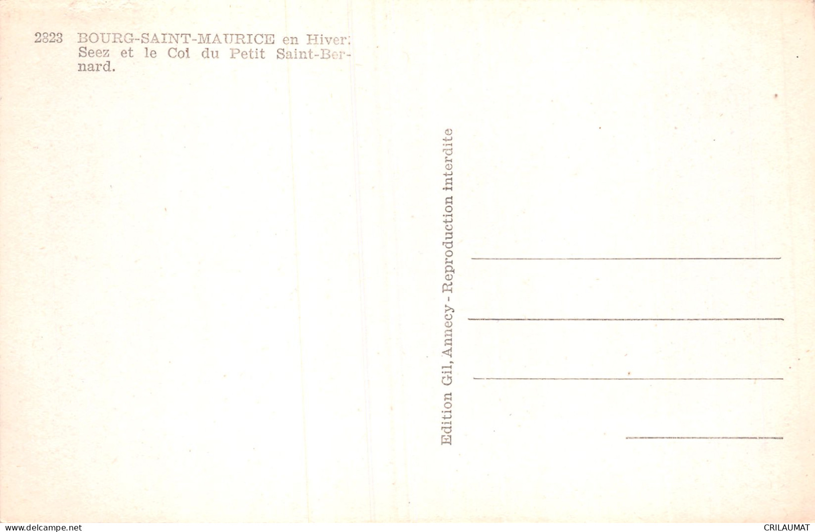 73-BOURG SAINT MAURICE-N°LP5021-A/0021 - Bourg Saint Maurice