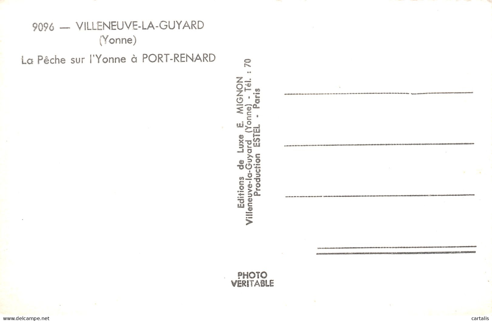 89-VILLENEUVE LA GUYARD-N°4137-E/0051 - Villeneuve-la-Guyard