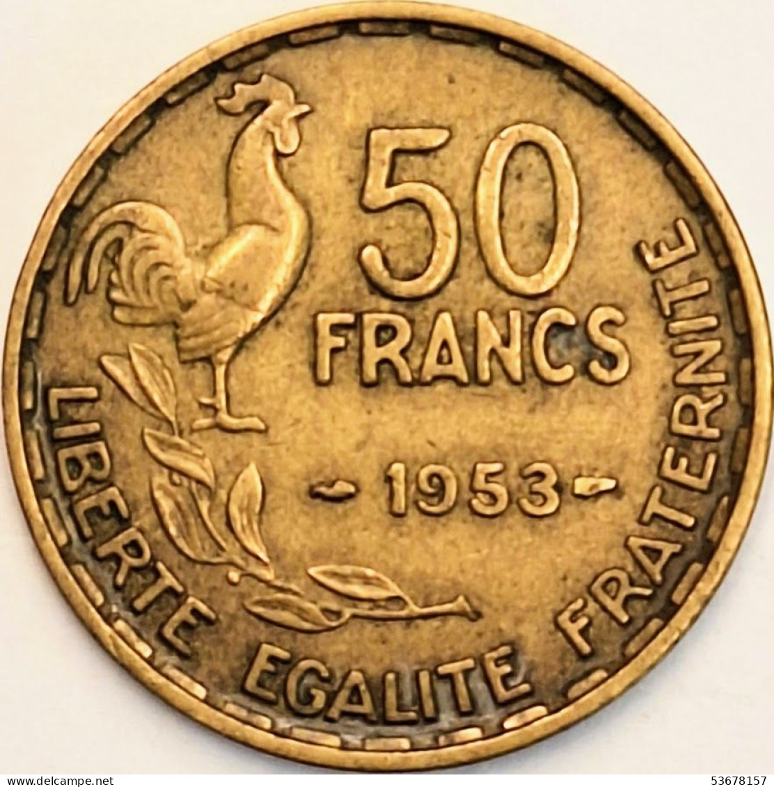 France - 50 Francs 1953, KM# 918.1 (#4163) - 50 Francs