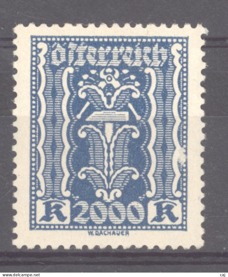 Autriche  -  1922  :  Yv. 320  * - Nuovi