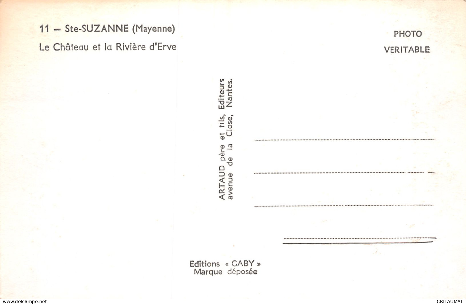 53-SAINTE SUZANNE-N°LP5021-E/0377 - Sainte Suzanne