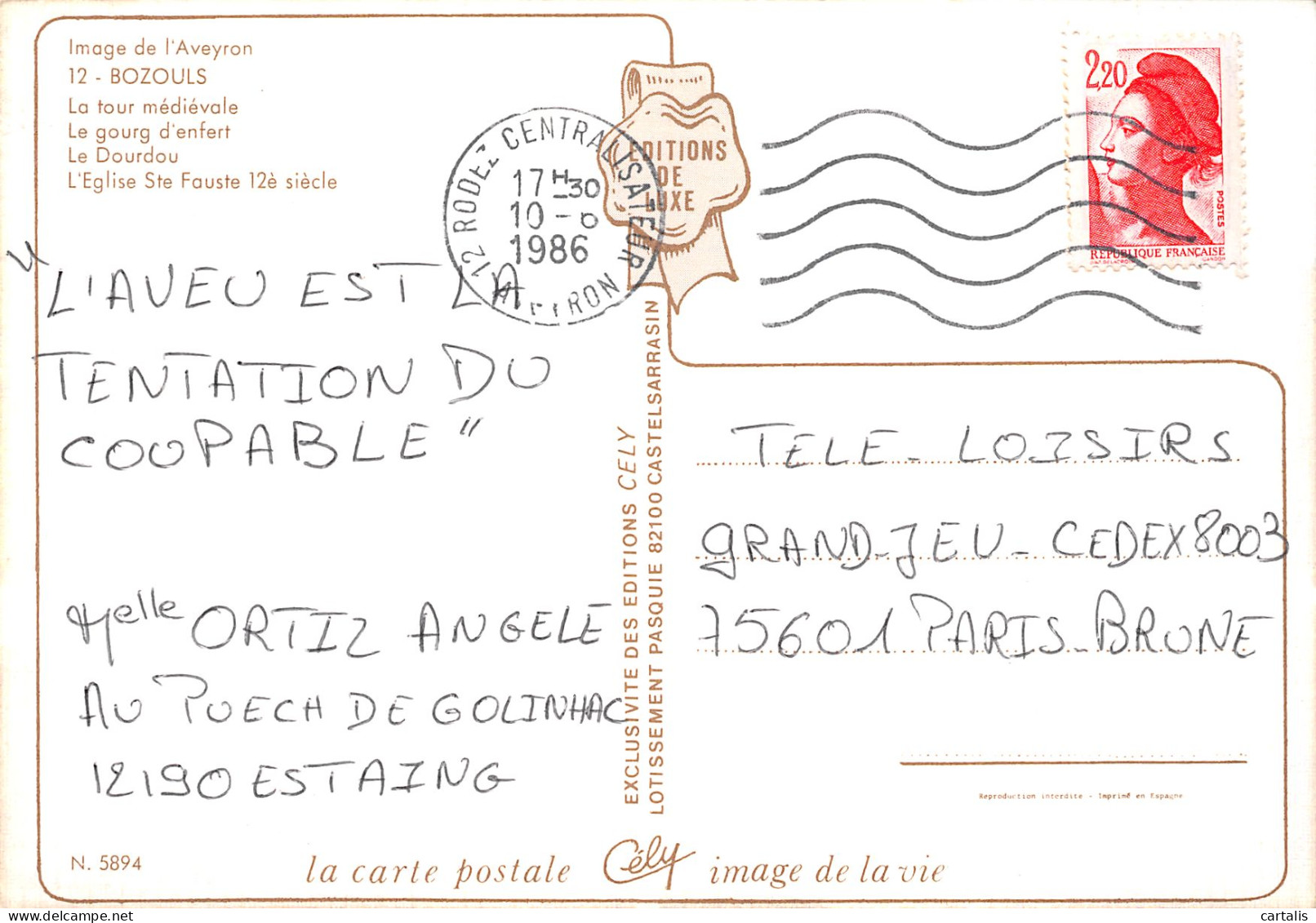 12-BOZOULS-N°4138-D/0043 - Bozouls