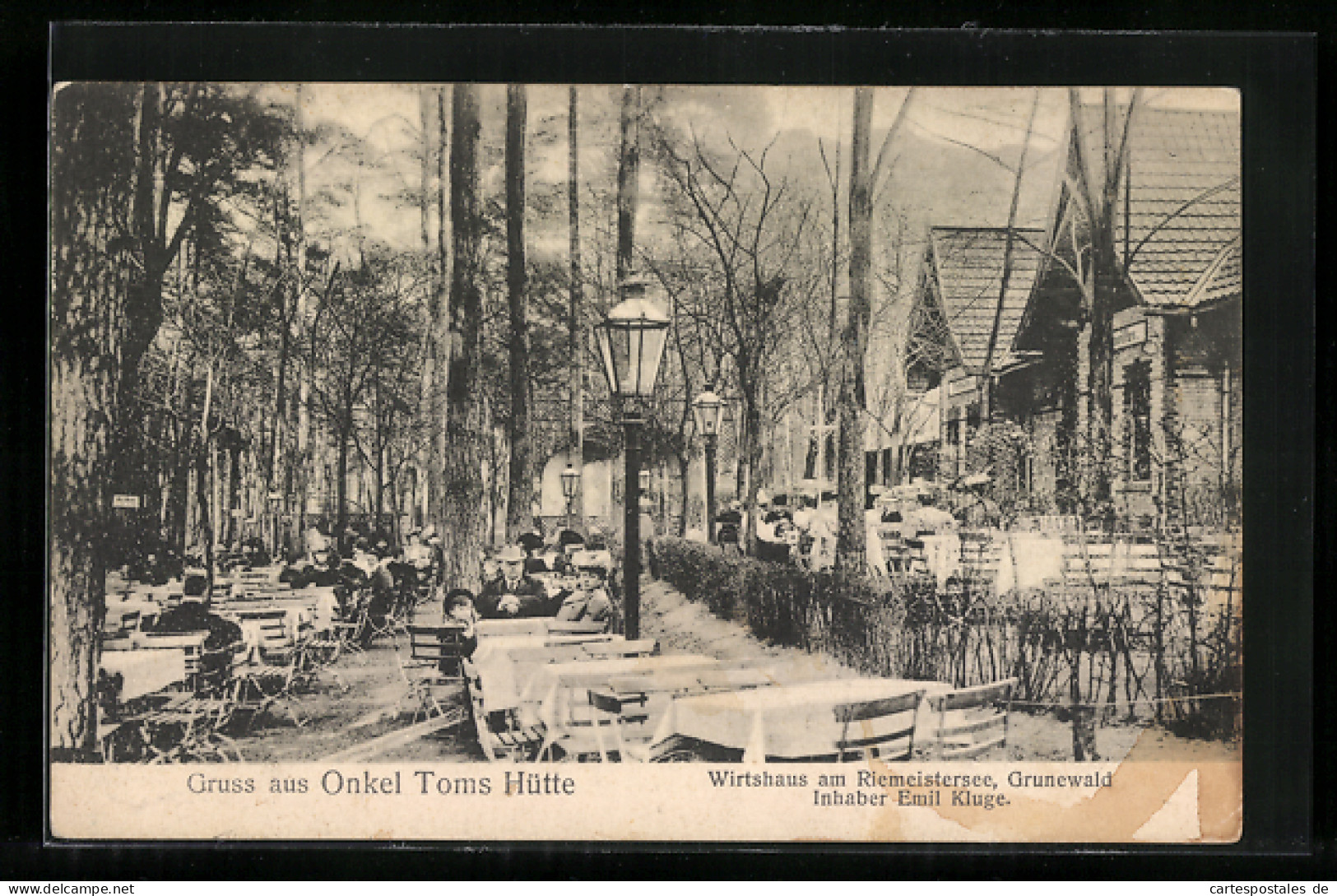 AK Berlin-Grunewald, Gasthaus Onkel Toms Hütte Am Riemeistersee  - Grunewald