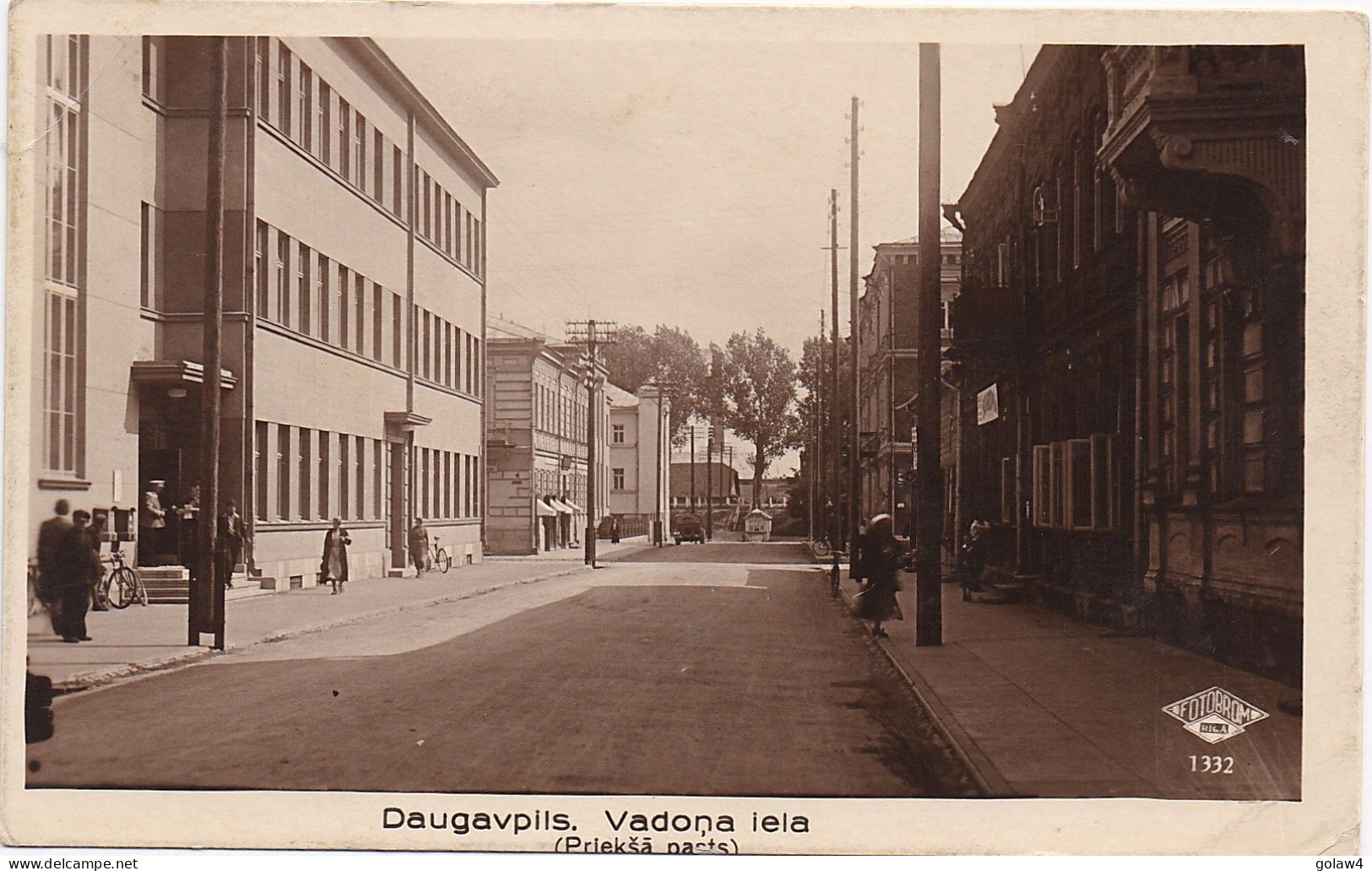 36676# LATVIJA CARTE POSTALE VADONA IELA Obl DAUGAVPILS 1937 LETTONIE LETTLAND Pour SOMBOR SERBIE SERBIA YOUGOSLAVIE - Lettonie