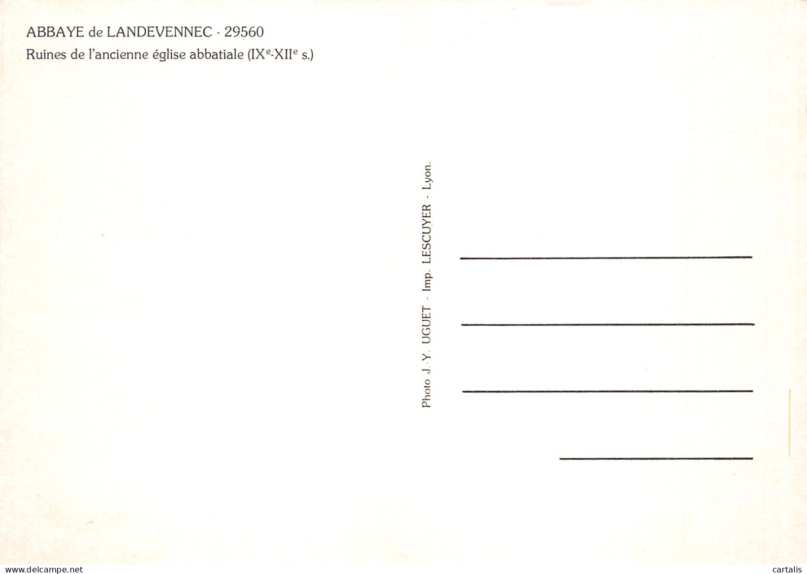 29-LANDEVENNEC-N°4140-B/0377 - Landévennec