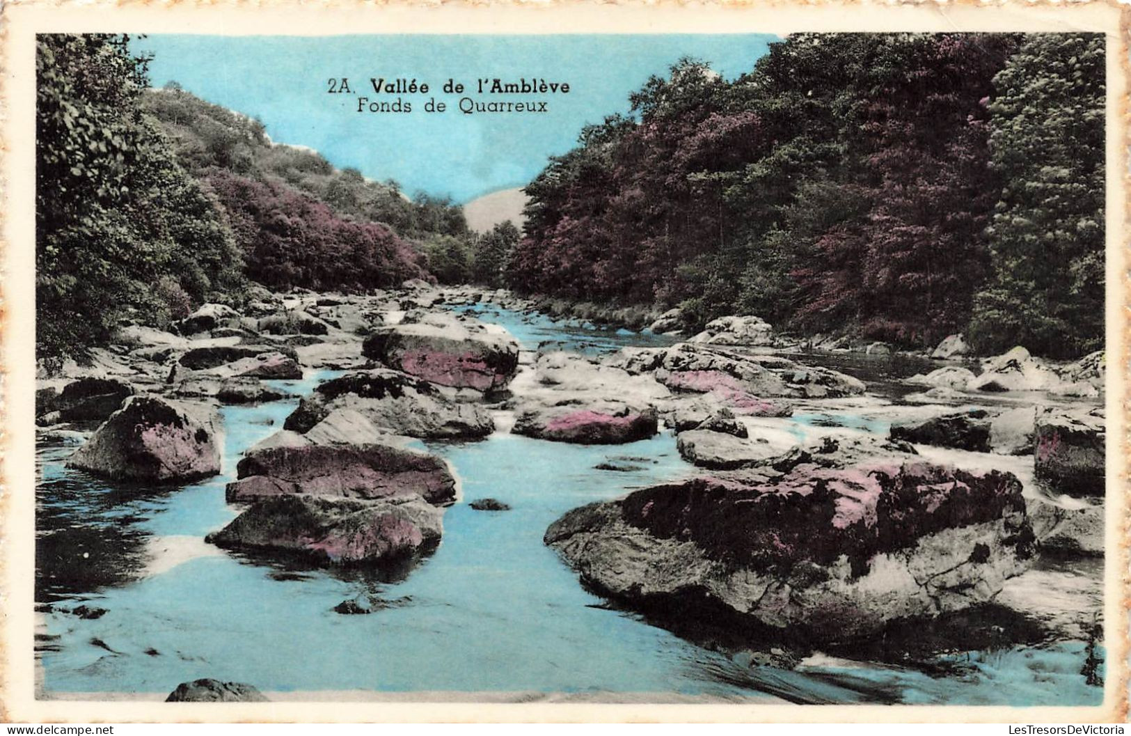 BELGIQUE - Stoumont - Vallée De L'Amblève - Fonds De Quarreux - Colorisé - Carte Postale Ancienne - Stoumont