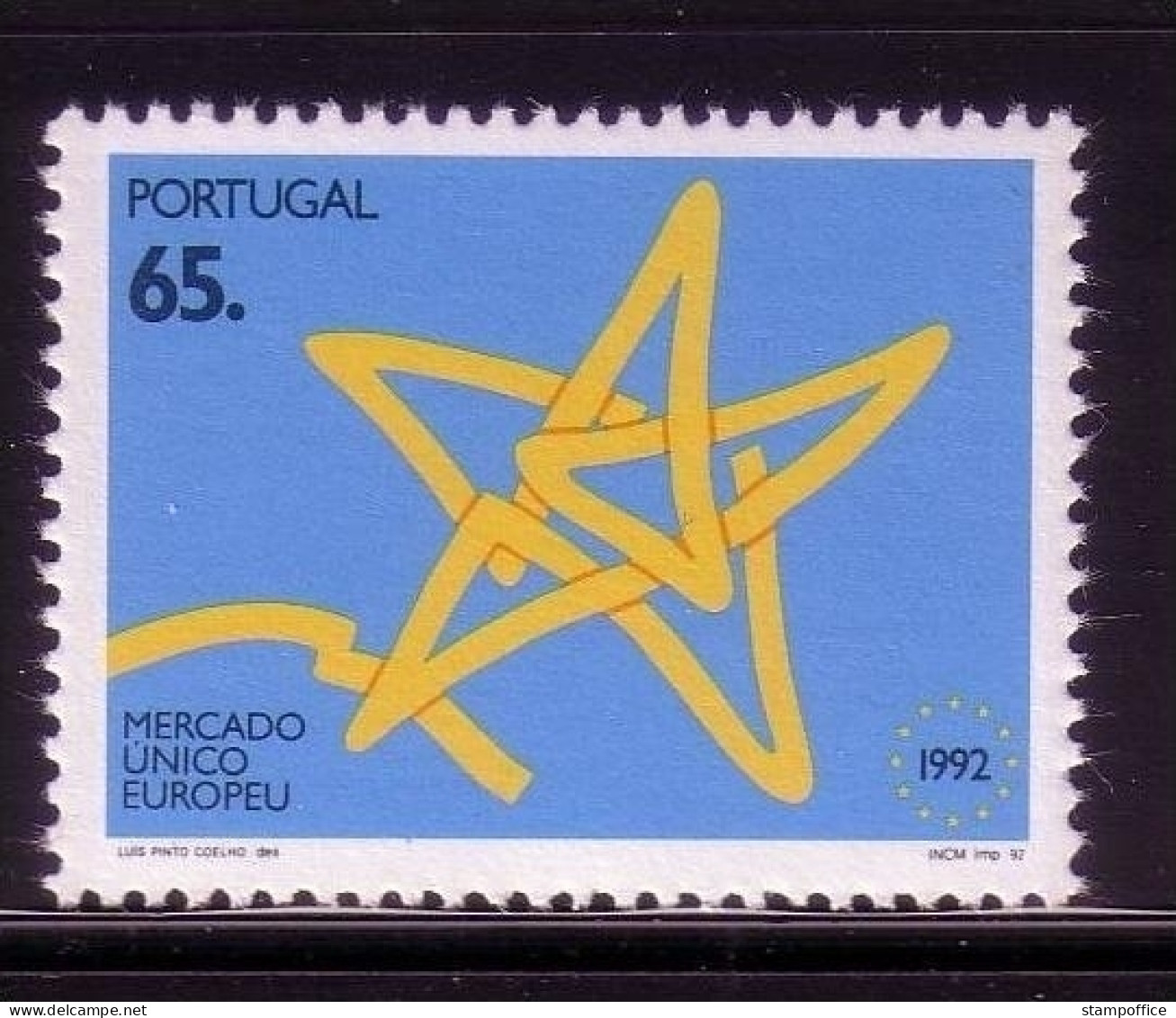 PORTUGAL MI-NR. 1946 POSTFRISCH(MINT) MITLÄUFER 1992 EUROPÄISCHER BINNENMARKT - Idee Europee