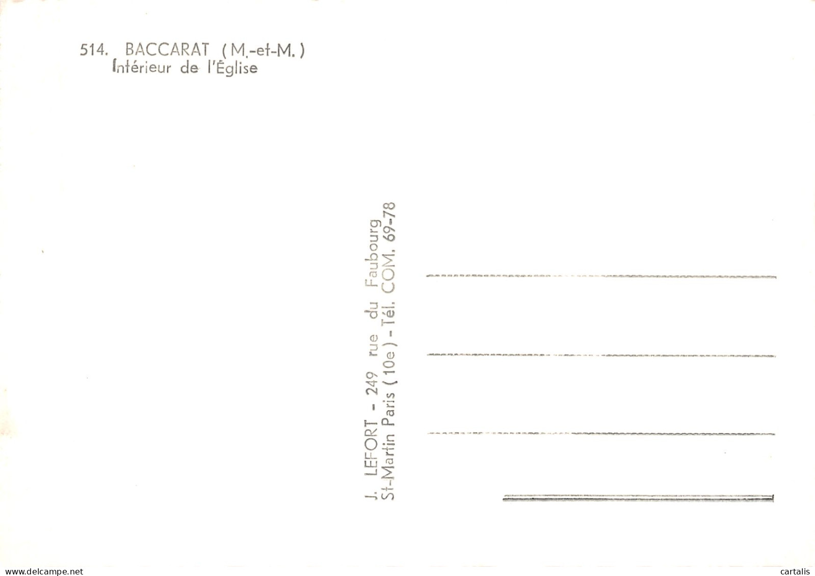 54-BACCARAT-N°4141-C/0227 - Baccarat