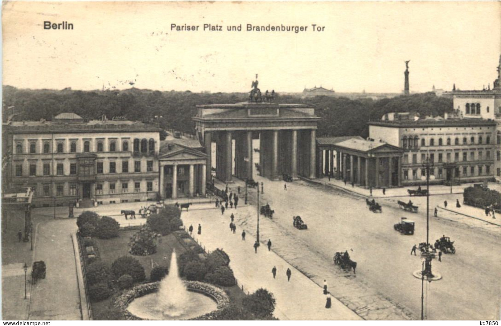 Berlin - Brandenburger Tor - Porte De Brandebourg