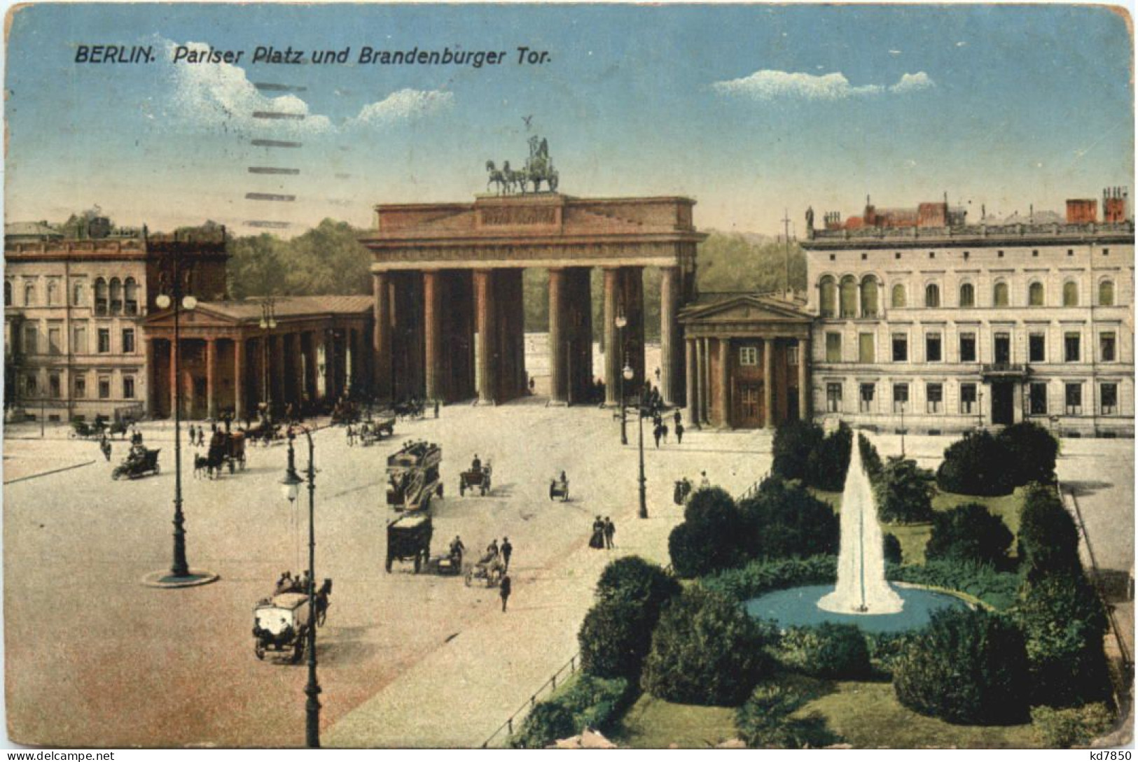 Berlin - Brandenburger Tor - Porte De Brandebourg