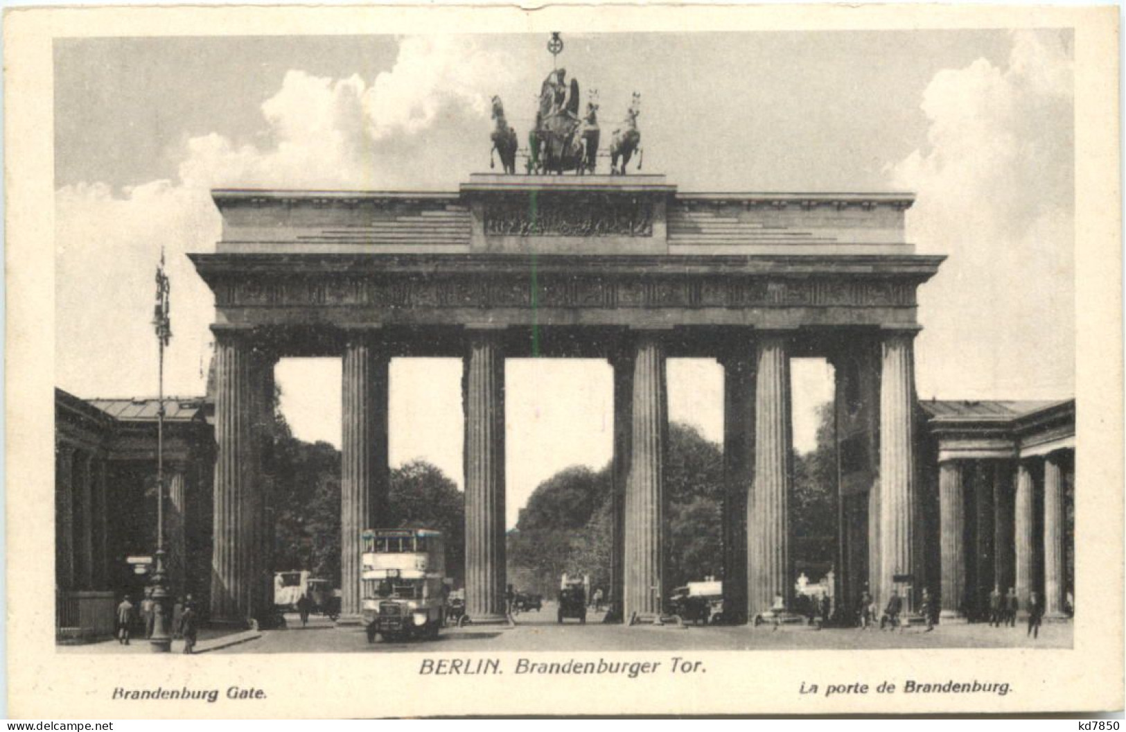 Berlin - Brandenburger Tor - Porte De Brandebourg