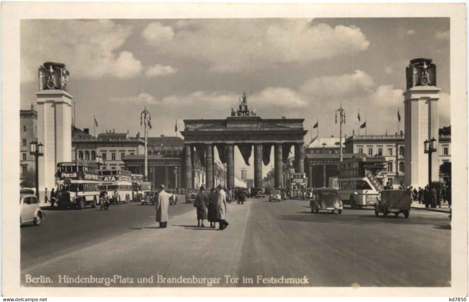 Berlin - Brandenburger Tor - 3. Reich - Porte De Brandebourg