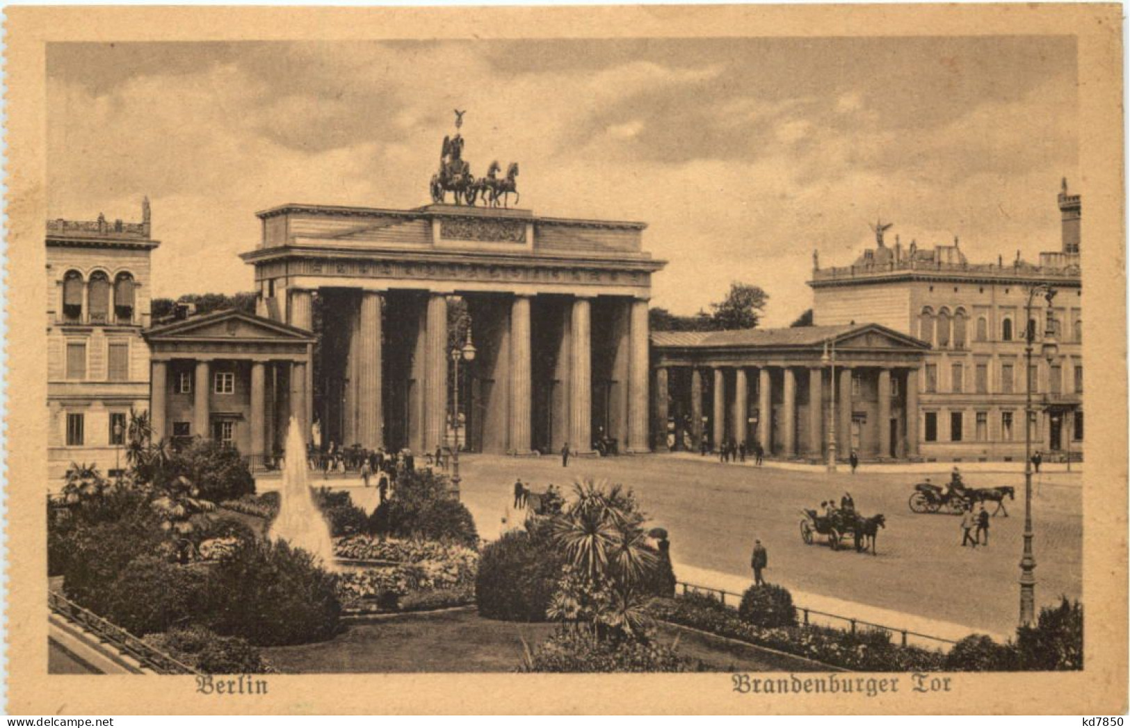 Berlin - Brandenburger Tor - Porta Di Brandeburgo