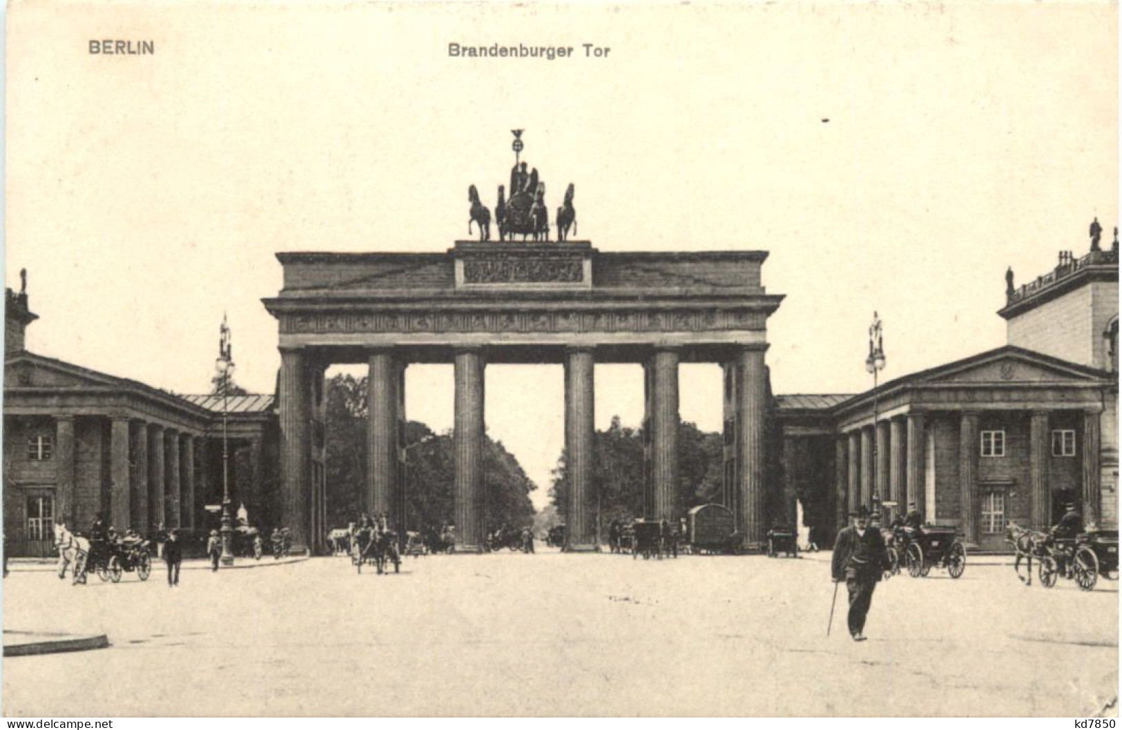 Berlin - Brandenburger Tor - Porte De Brandebourg