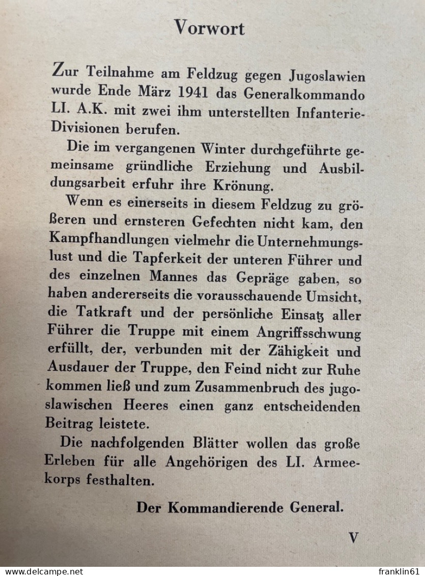 Vorstoß nach Bosnien. Der Einsatz des LI. Armeekorps in der Südsteiermark und in Kroatien.