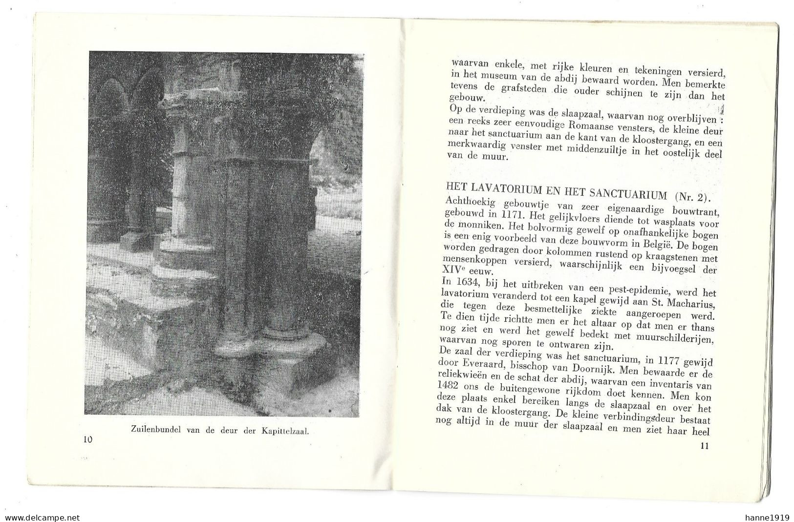 Gent Puinen Sint BaafsAbdij 1951 Boekje Beknopte Gids Gand Htje - Antiguos