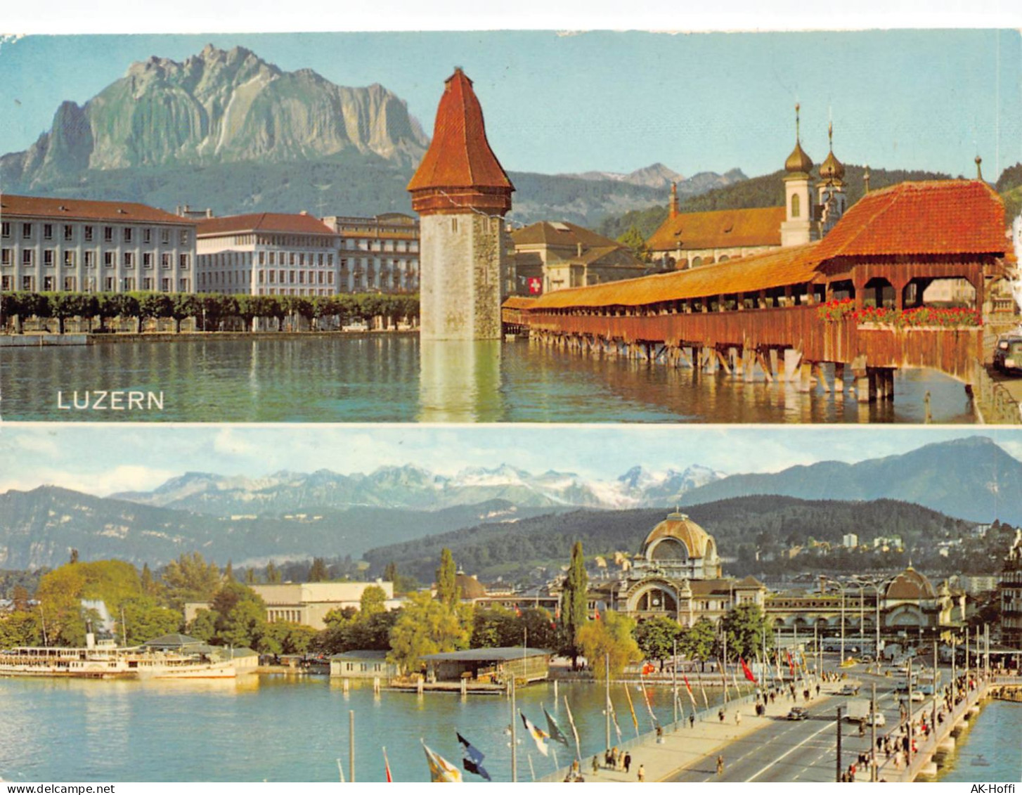 Luzern  - Kapellbrücke Und Wasserturm - Lucerne