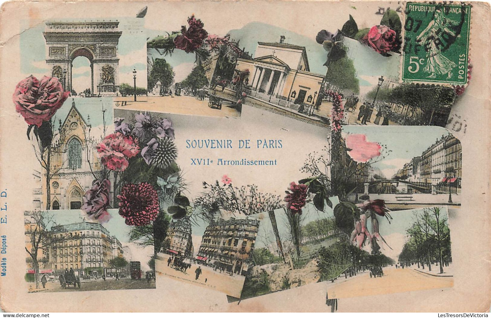 FRANCE - Paris - XVIIIe Arrondissement - Monuments - Fantaisie  - Carte Postale Ancienne - Paris (07)