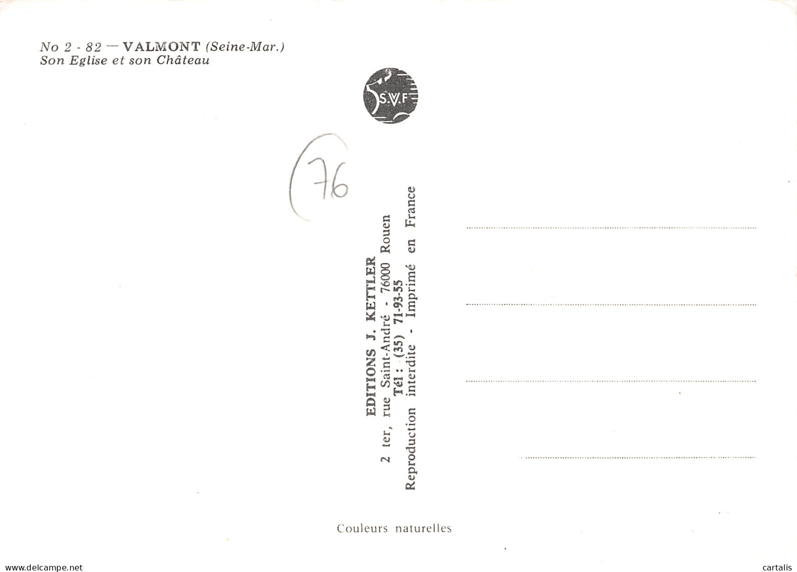 76-VALMONT-N°4144-C/0337 - Valmont