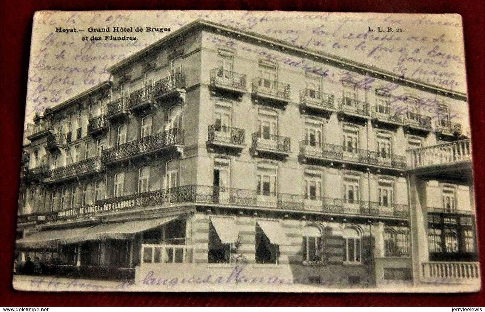 HEIST  - HEYST  -  Grand Hôtel De Bruges  Et Des Flandres  -  1904     - - Heist