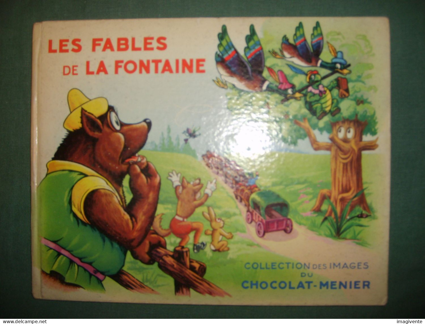 Album Complet Des 132 Images Image Chocolat Menier Fables De La Fontaine Album 2 - Albums & Catalogues