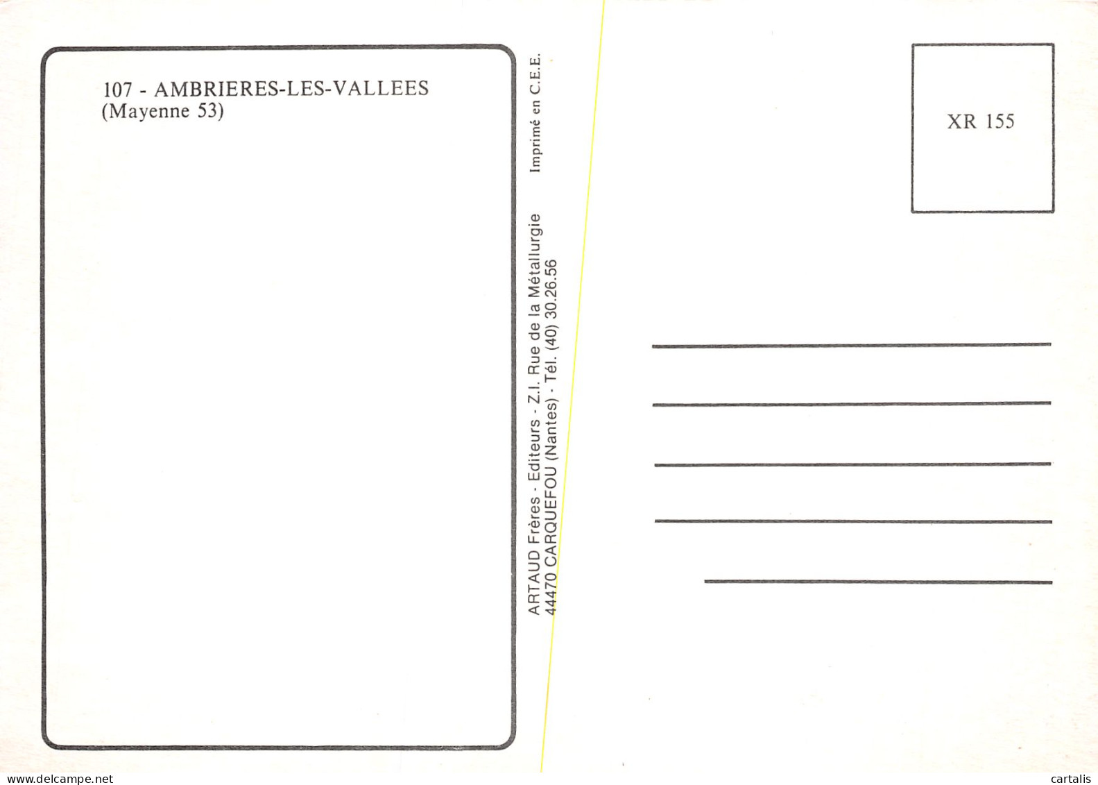 53-AMBRIERES LES VALLEES-N°4145-C/0227 - Ambrieres Les Vallees