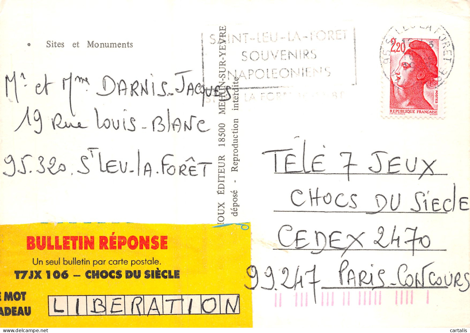 95-SAINT LEU LA FORET-N°4145-B/0241 - Saint Leu La Foret