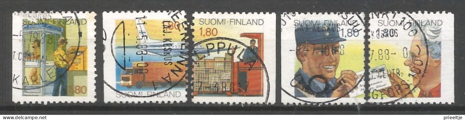 Finland 1988 Postal Services Y.T. 1003/1007 (0) - Used Stamps