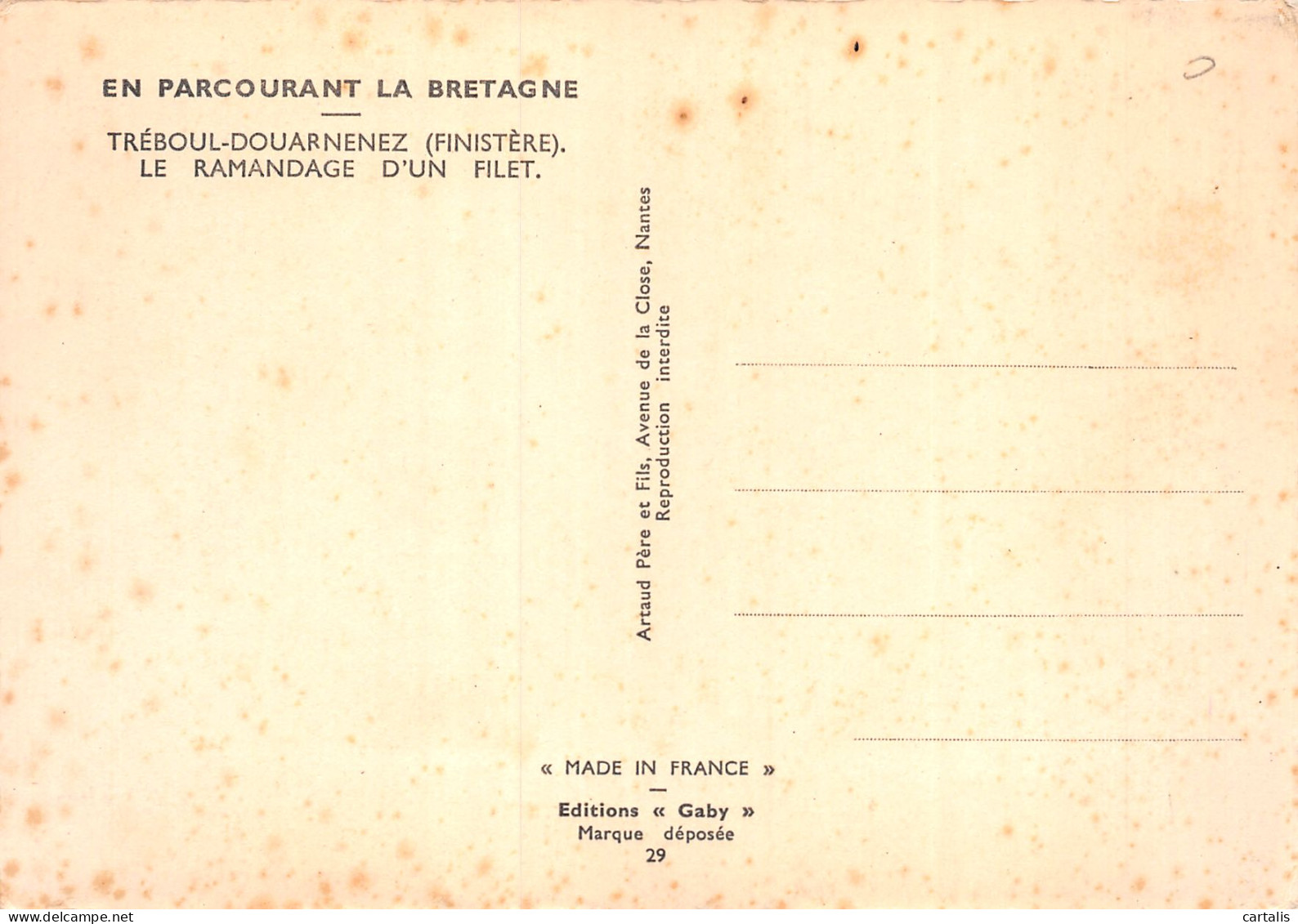 29-TREBOUL DOUARNENEZ-N°4147-A/0139 - Tréboul