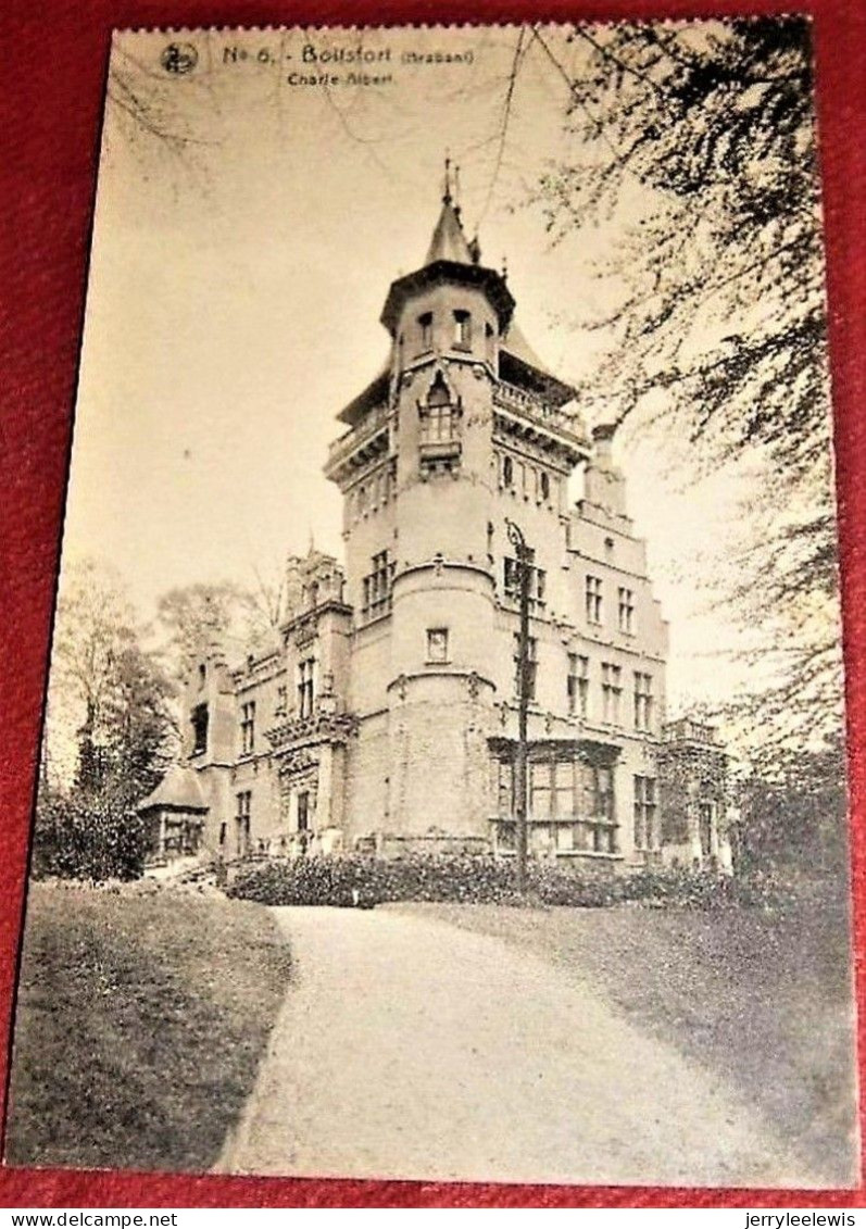 BOITSFORT -   Château  Charles-Albert  - - Watermael-Boitsfort - Watermaal-Bosvoorde