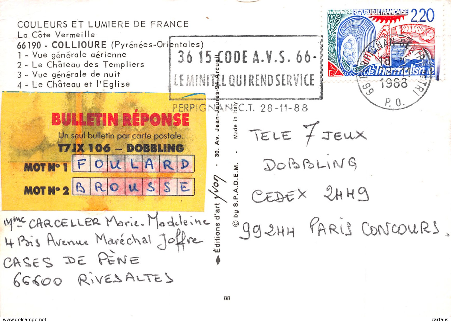 66-COLLIOURE-N°4147-C/0055 - Collioure