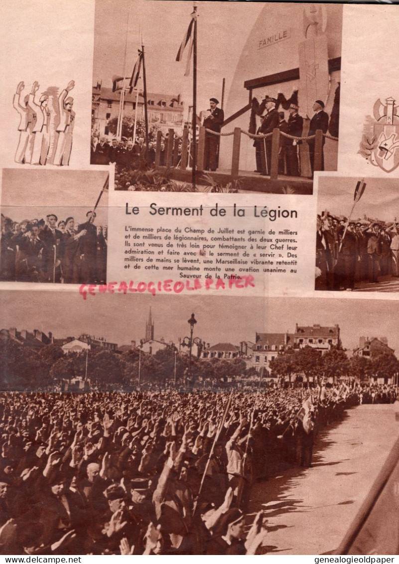 87-LIMOGES- ST SAINT JUNIEN-ST LEONARD NOBLAT-AUBUSSON-VALMATH VALMATTE-AMBAZAC-VOYAGE MARECHAL PETAIN LIMOUSIN 1941