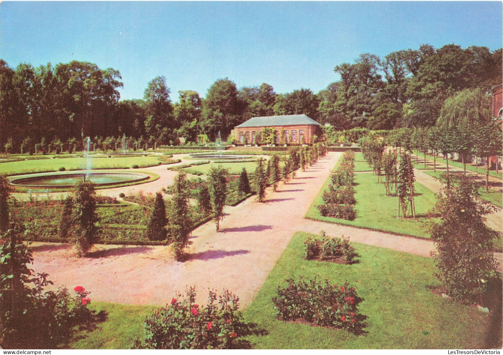 BELGIQUE - Le Roeulx - Château Des Princes De Croy - La Roseraie Et L'orangerie - Carte Postale Ancienne - Le Roeulx