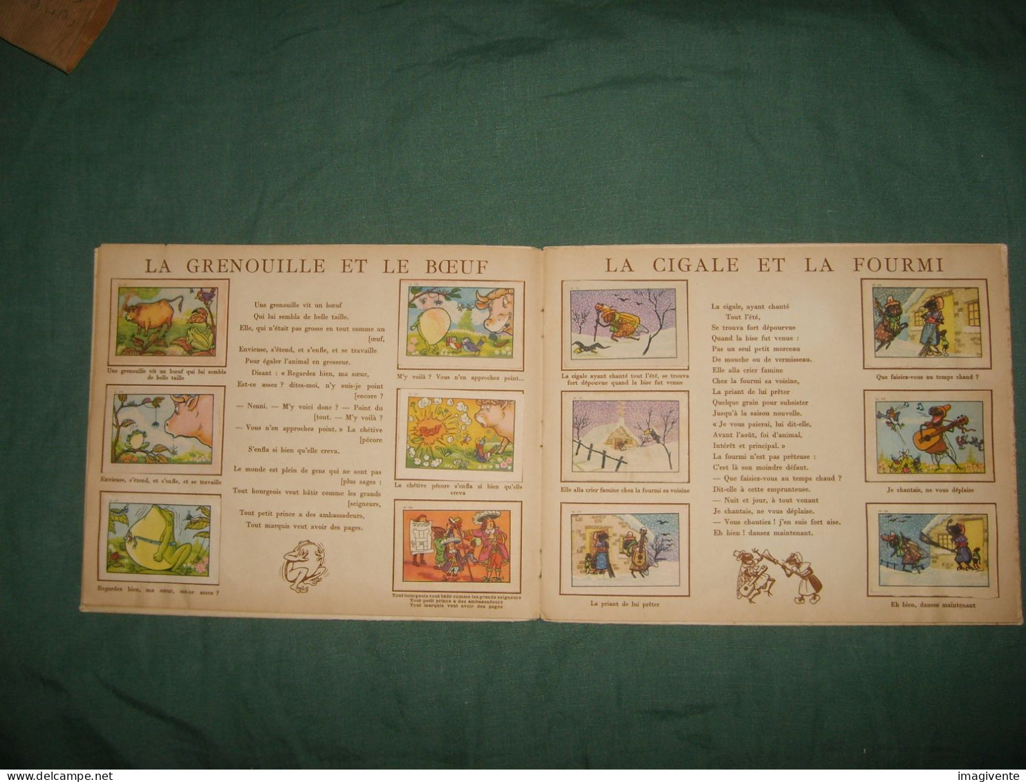 Album Complet Des 90 Images Image Chocolat Menier Fables De La Fontaine Album 1 - Sammelbilderalben & Katalogue