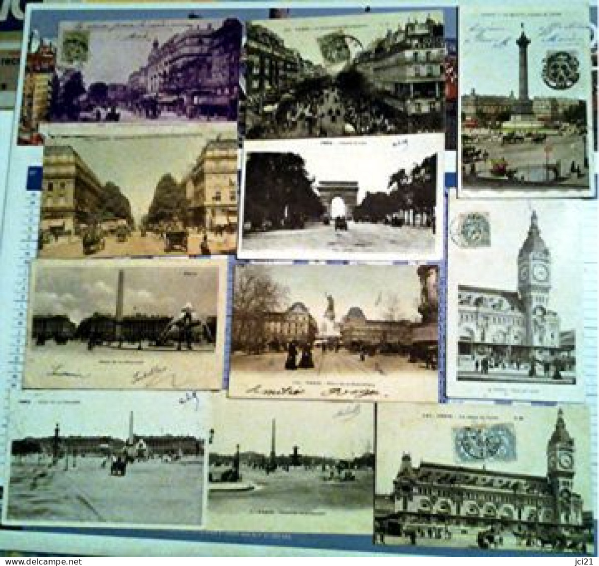 75 - PARIS - LOT DE 11 CPA (215)_CP487 - 5 - 99 Cartoline