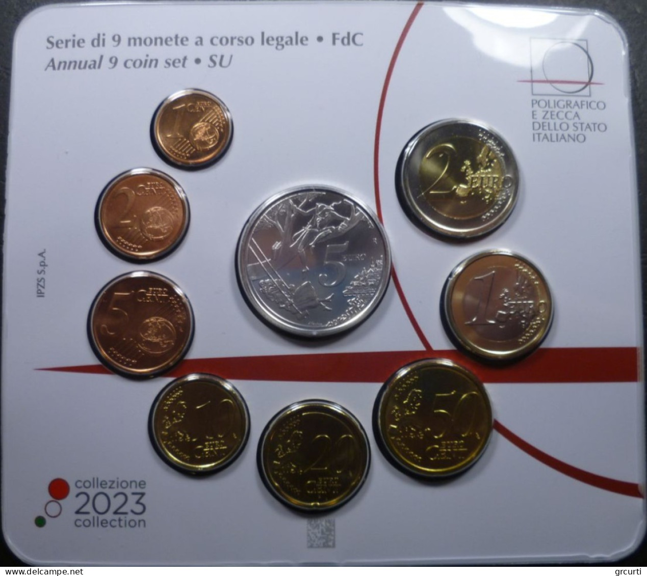 Italia - 2023 - Serie Divisionale - Con 5 € Italo Calvino - Italy