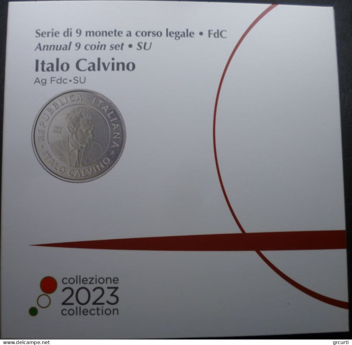 Italia - 2023 - Serie Divisionale - Con 5 € Italo Calvino - Italie