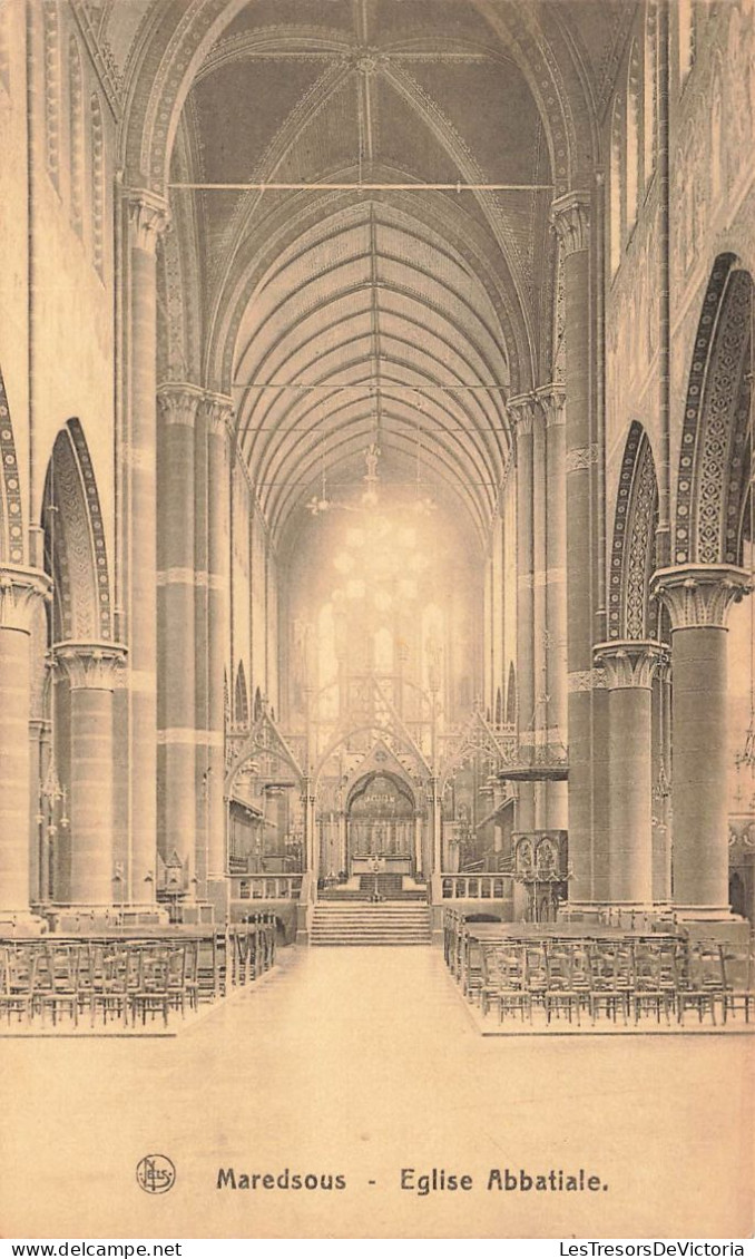 BELGIQUE - Anhée - Maredsous - Eglise Abbatiale - Carte Postale Ancienne - Anhee