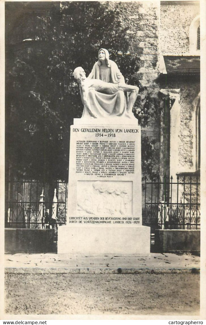 Austria Landeck Monument For The Fallen Heroes - Landeck