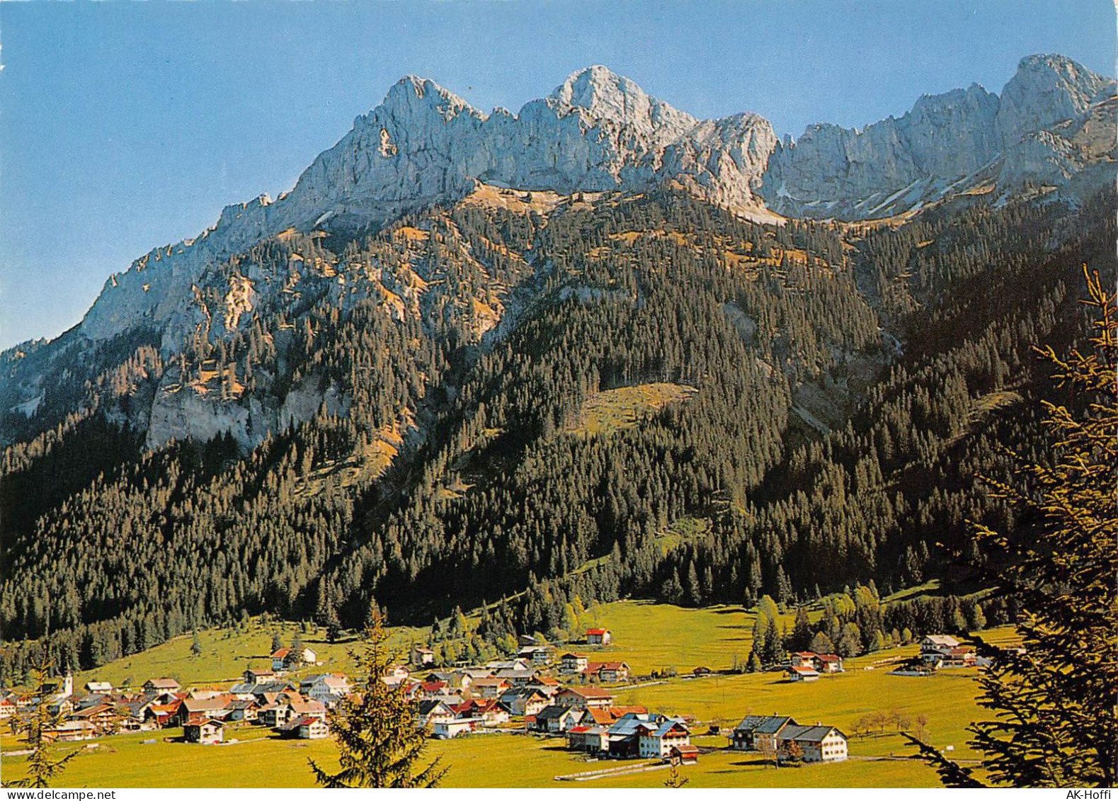 Nesselwängle 1147 M / Tirol Mit Gimpel 2176 M Und Rote Fluh 2111 M - Tannheim