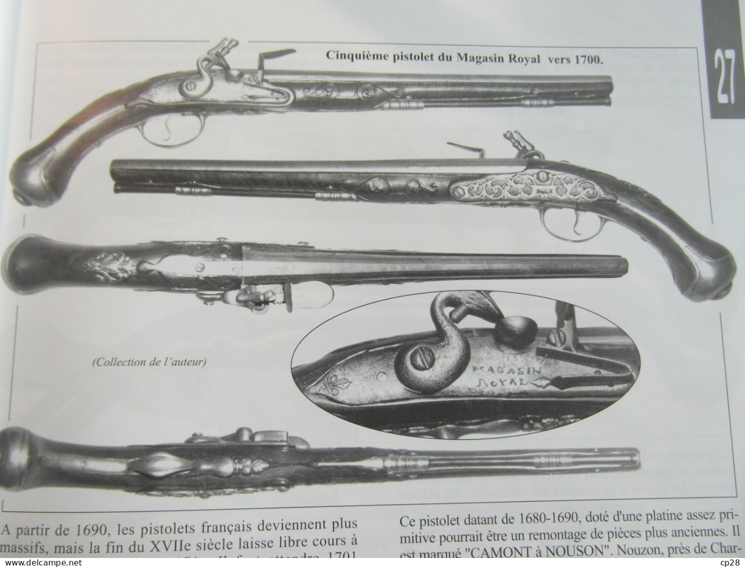 Rare pistolet préréglementaire vers 1700 provenant du magasin royal de Louis XIV