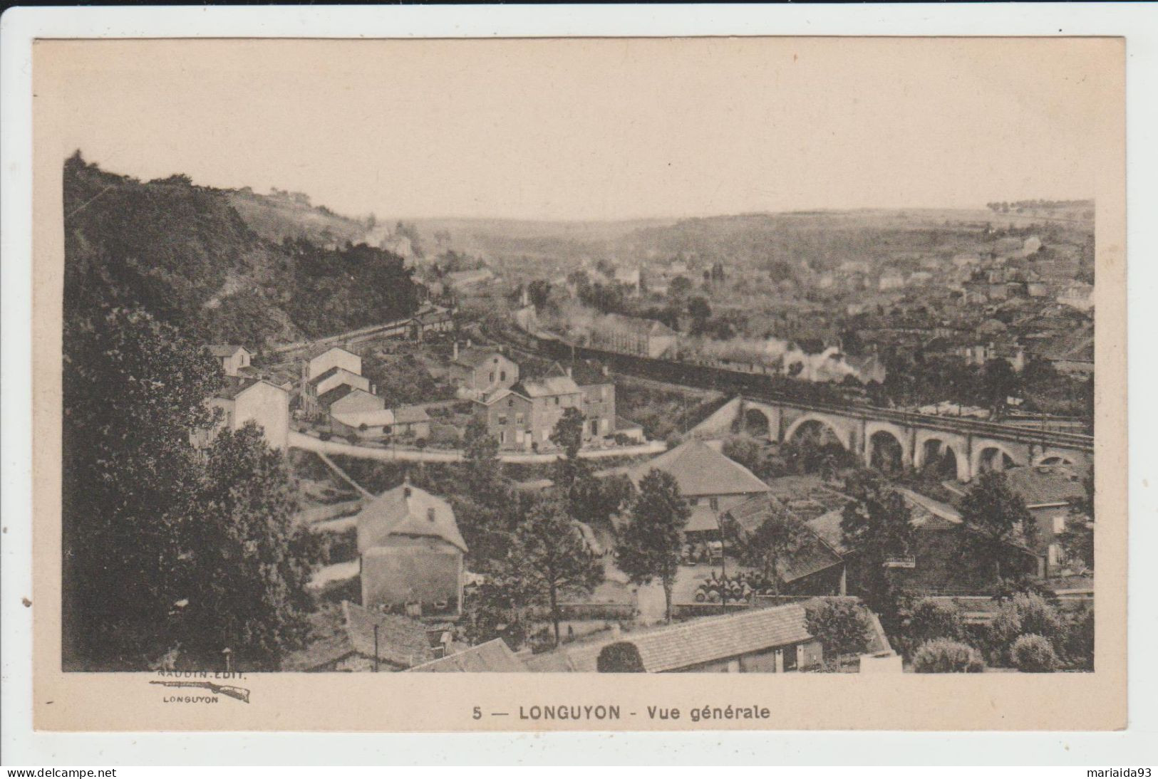 LONGUYON - MEURTHE ET MOSELLE - VUE GENERALE - TRAIN - Longuyon