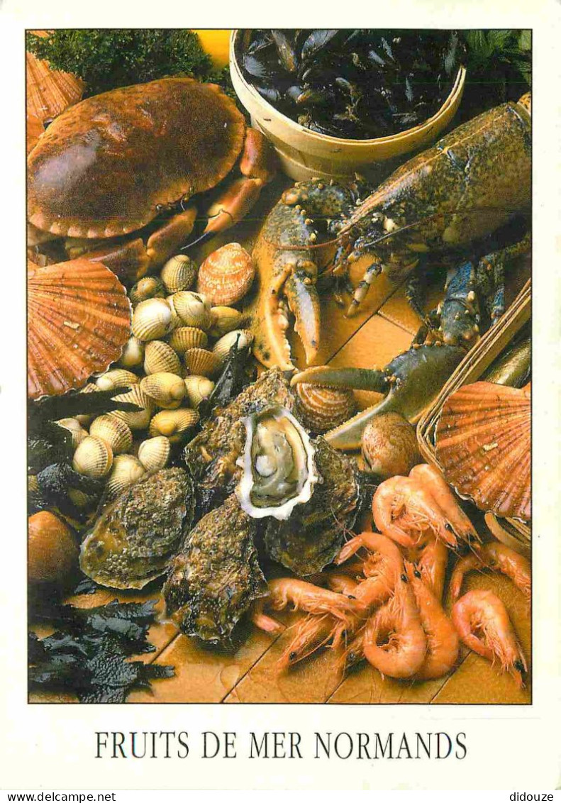 Recettes De Cuisine - Fruits De Mer Normands - Gastronomie - CPM - Voir Scans Recto-Verso - Recettes (cuisine)