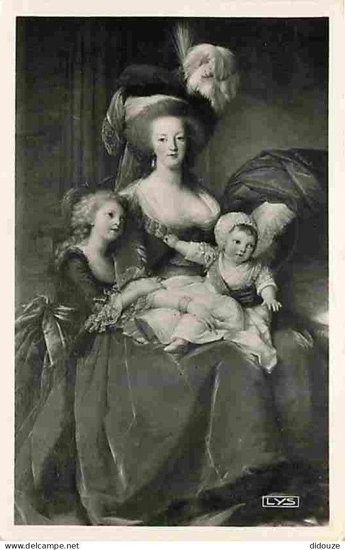 Art - Peinture - Histoire - Elisabeth Louise Vigée Lebrun - La Reine Marie-Antoinette Et Et Ses Enfants - Detail - Voir  - Histoire