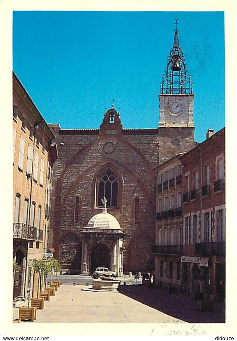 66 - Perpignan - La Place Gambetta Et La Cathédrale Saint Jean - CPM - Voir Scans Recto-Verso - Perpignan