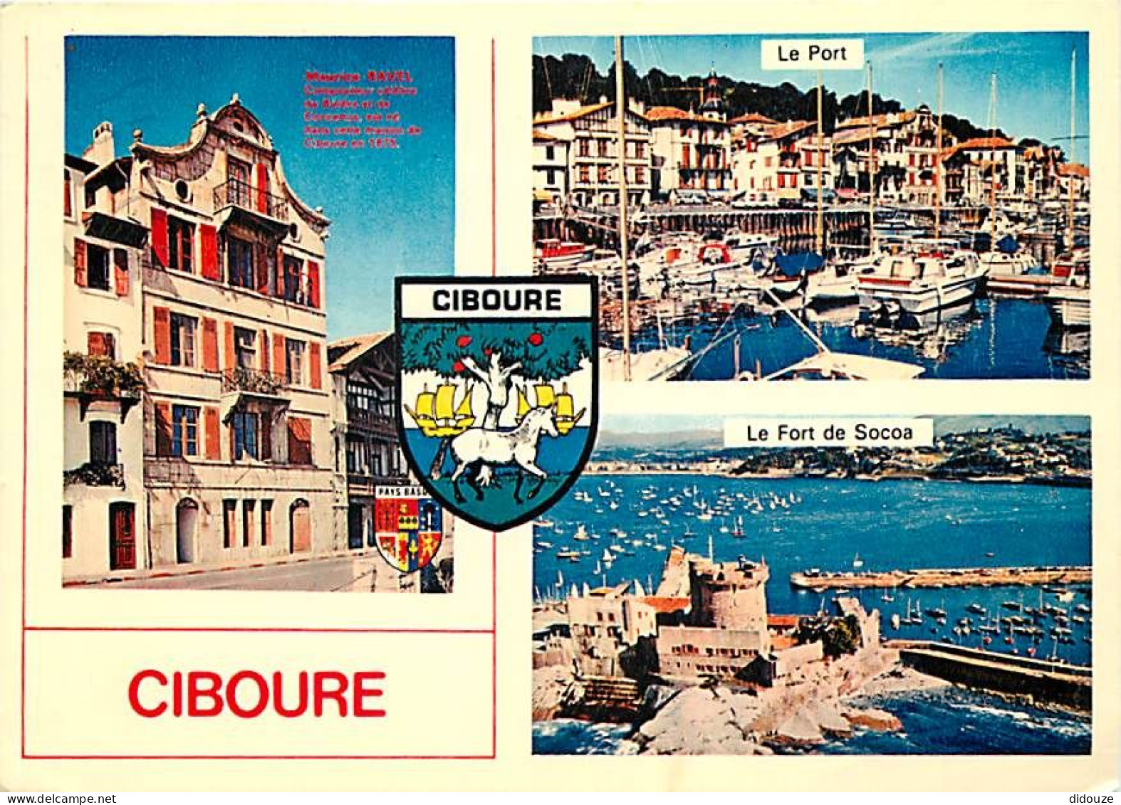 64 - Ciboure - Multivues - Bateaux - Blasons - CPM - Voir Scans Recto-Verso - Ciboure