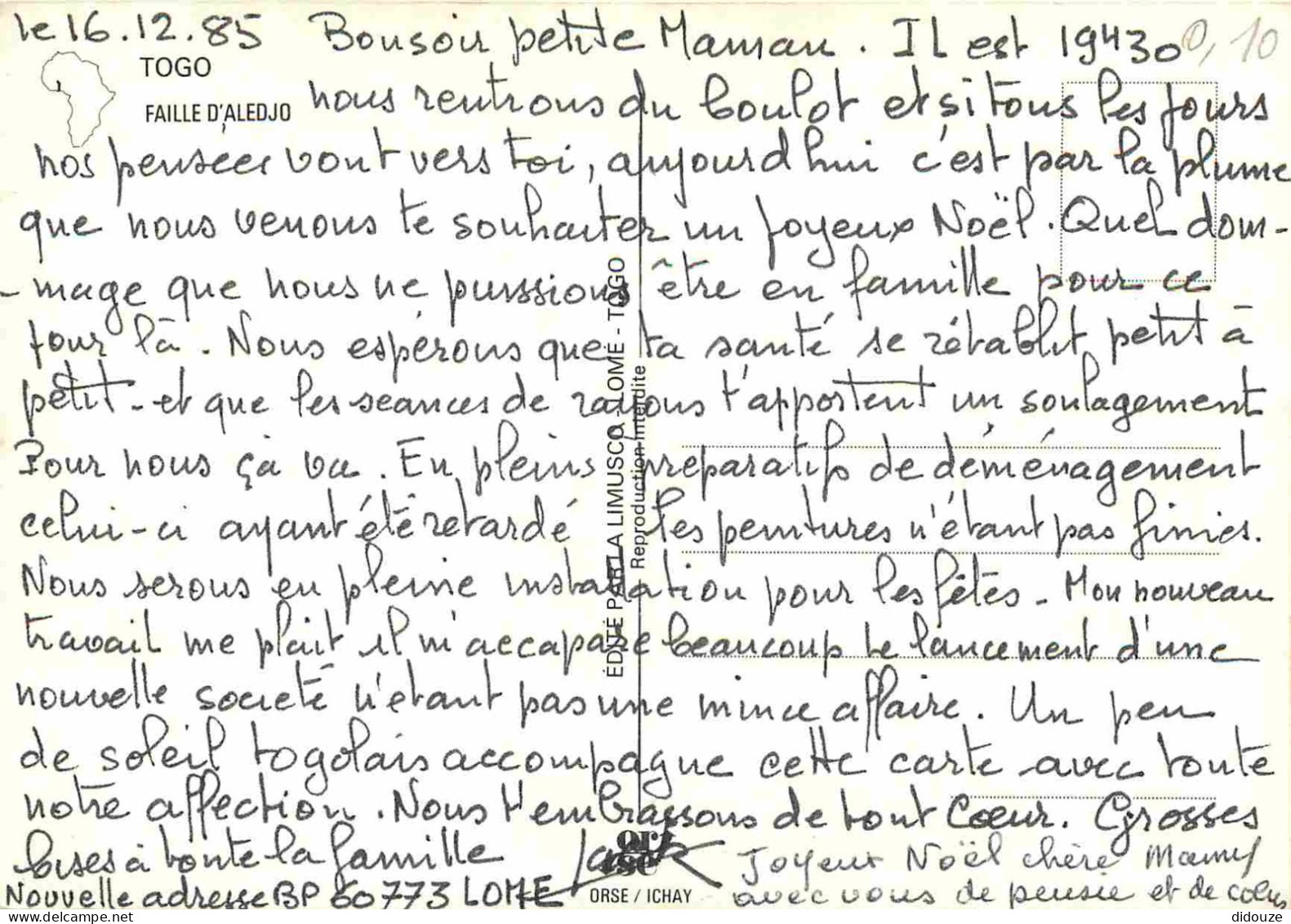 Togo - Faille D'Aledjo - CPM - Voir Scans Recto-Verso - Togo