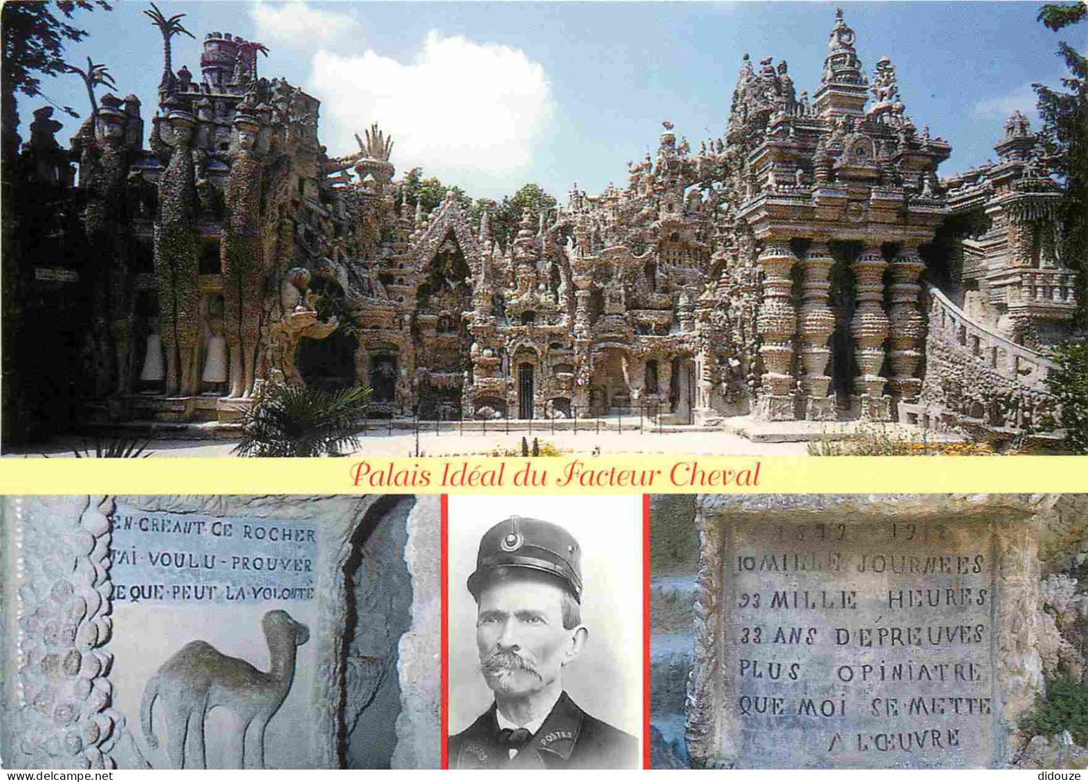 26 - Hauterives -  Le Palais Idéal - Oeuvre Du Facteur Ferdinand Cheval - Multivues - CPM - Voir Scans Recto-Verso - Hauterives