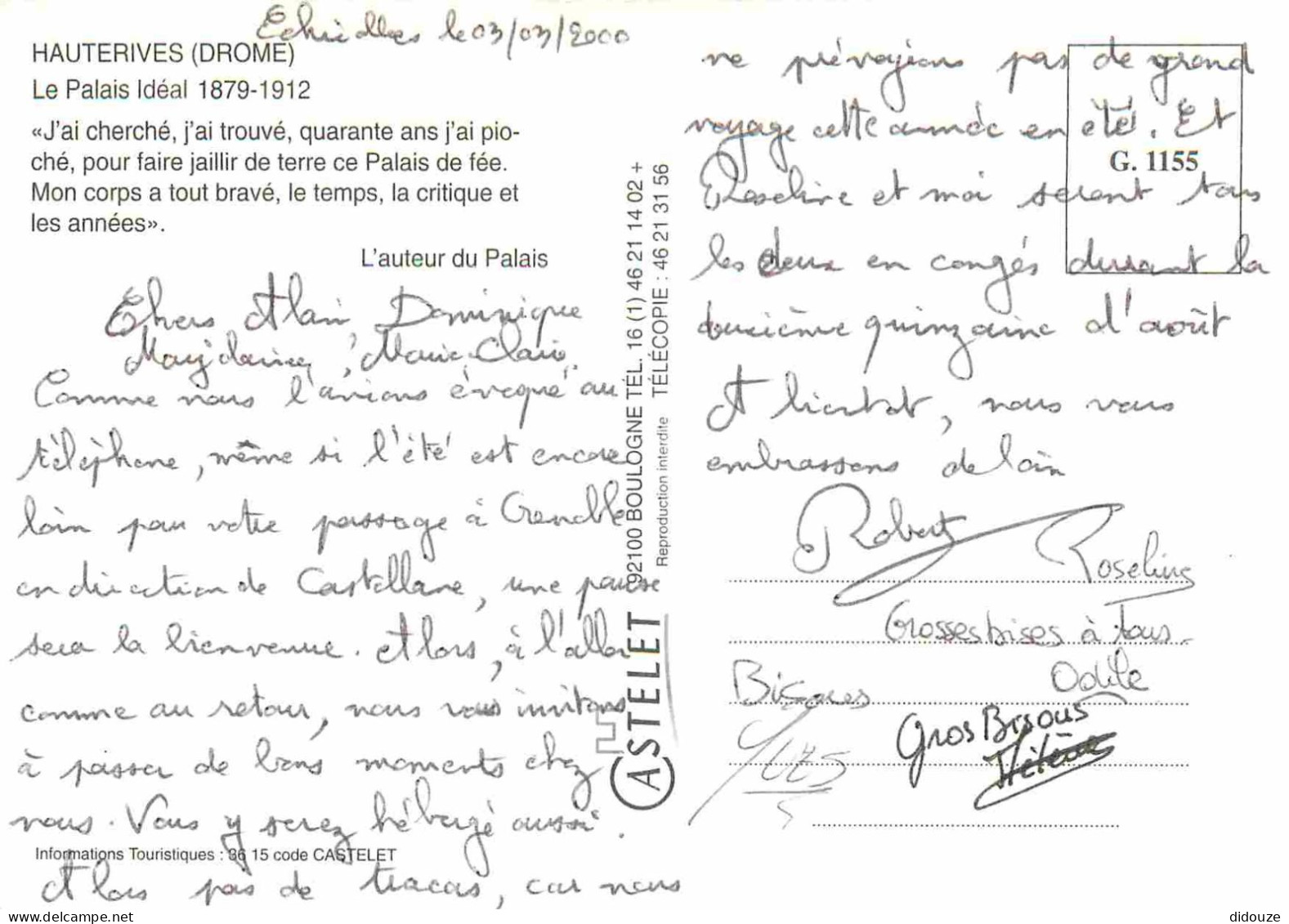 26 - Hauterives -  Le Palais Idéal - Oeuvre Du Facteur Ferdinand Cheval - Multivues - CPM - Voir Scans Recto-Verso - Hauterives