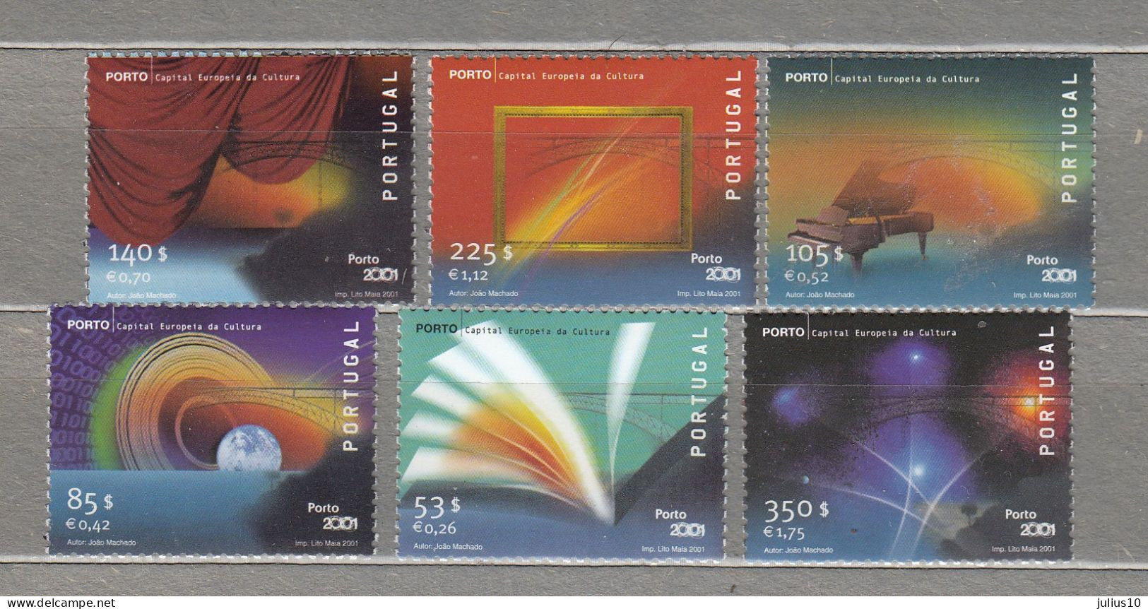 EUROPA 2001 PORTUGAL Cultura Music Mi 2508 - 2513 MNH (**) FV 4.77 EUR #34131 - Nuevos